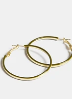 Metal Hoop Earrings