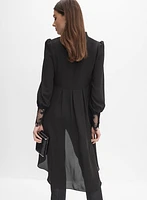 High-Low Hem Blouse