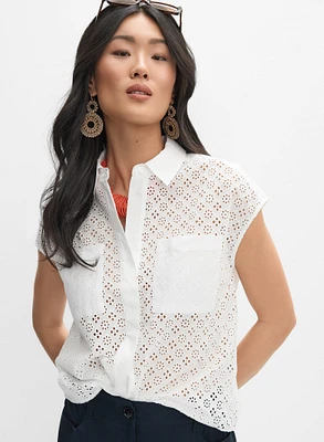 Floral Embroidered Blouse