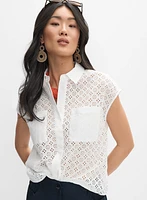 Floral Embroidered Blouse