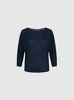 Rhinestone Long Sleeve T-Shirt