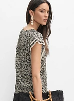 Flutter Sleeve Blouse