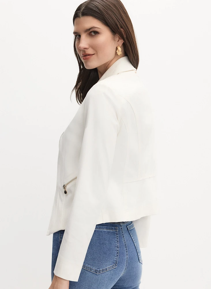 Vex - Veste courte à détails métalliques