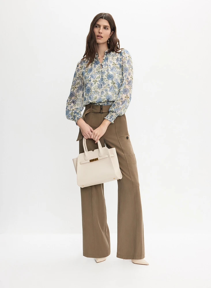 Blouse à motif floral