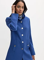 Button Tricotine Coat