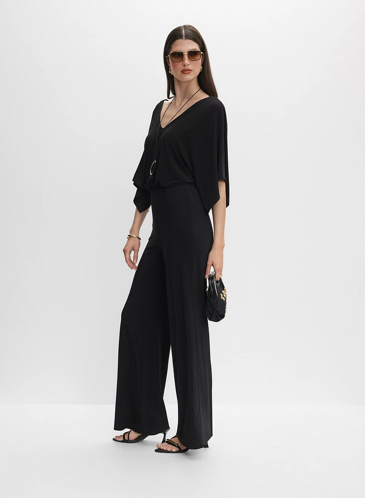 Flare Sleeve Jumpsuit