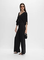 Flare Sleeve Jumpsuit