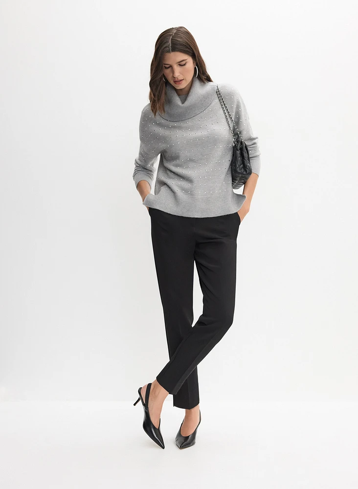 Joseph Ribkoff - Pull en tricot à détails cloutés