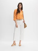 Joseph Ribkoff - Blouse col polo en lin