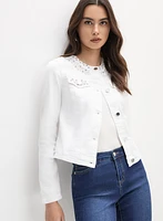 Joseph Ribkoff - Veste en denim à pierres