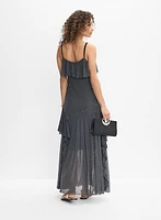Polka Dot Chiffon Dress