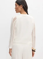 Scalloped Edge Cardigan