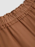 Pantalon jambe large en tencel