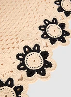 Débardeur à crochet floral