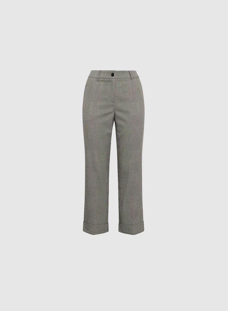 Plaid Giselle Cut Pants