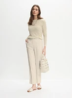 Raised Open Weave Sweater