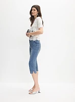 Capri en denim étroit