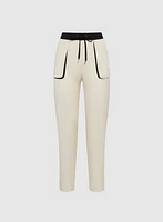 Contrast Waistband Pants