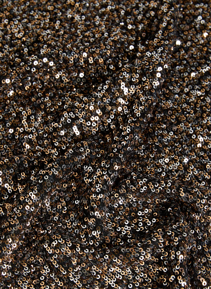 Débardeur à encolure ras-du-cou et paillettes