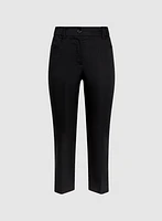 Linen-Blend Capris