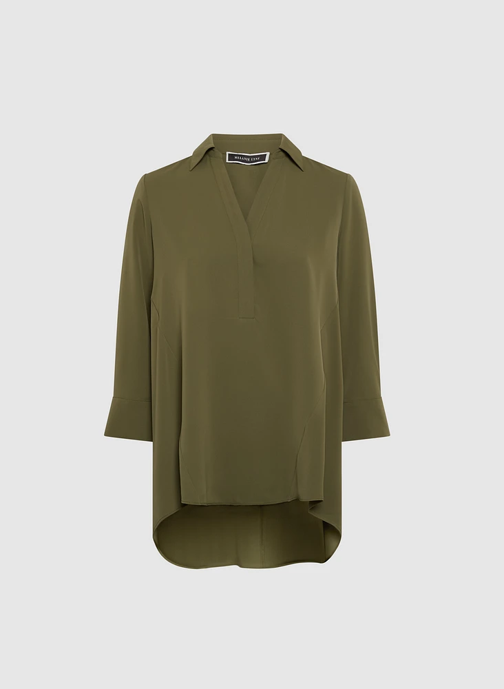 Blouse à manches 3/4