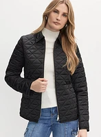 Manteau matelassé à ceinture