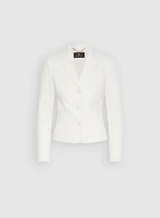 Cropped Rounded Hem Jacket
