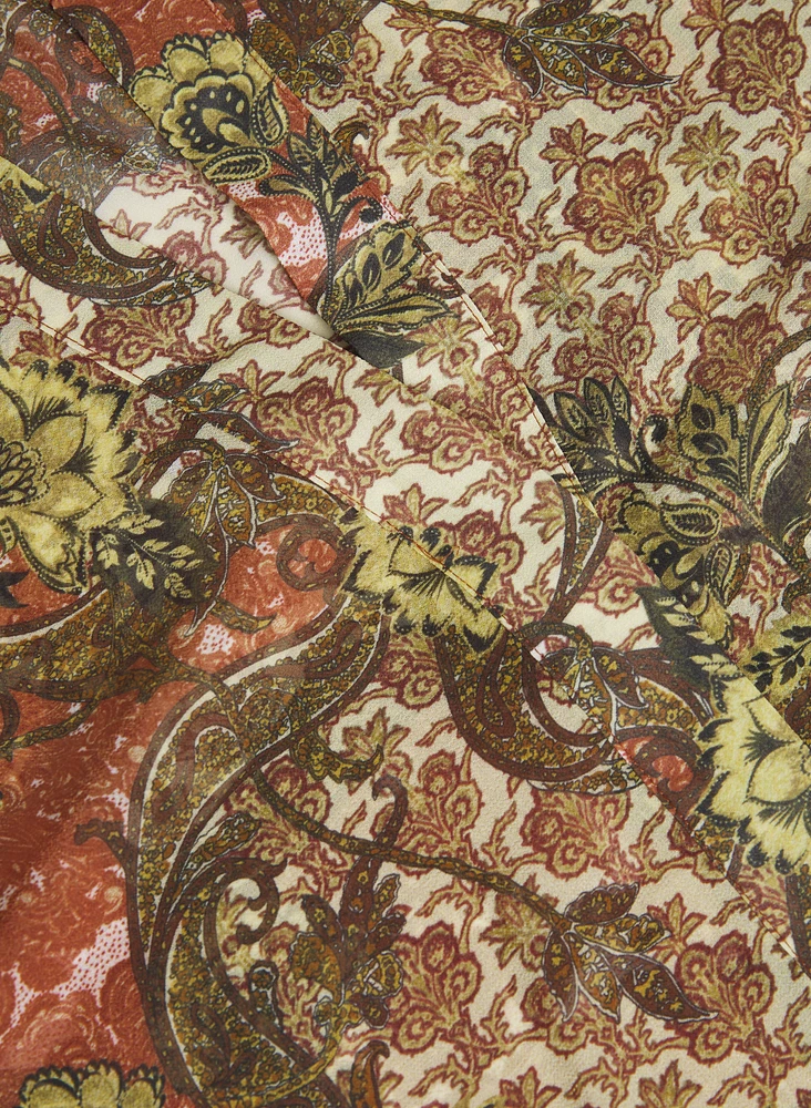 Paisley Print Blouse