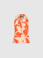 Floral Sleeveless Blouse