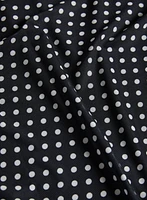 Polka Dot Chiffon Dress