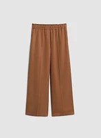 Pantalon jambe large en tencel