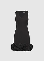 Floral Appliqué Dress