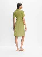 Garment-Washed Dress