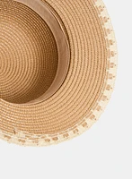 Paper Straw Cloche Hat