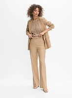 Stretch Linen Blazer