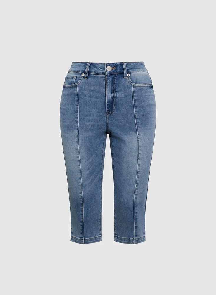 Capri en denim étroit