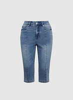 Capri en denim étroit