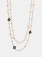 Pearl & Floral Necklace