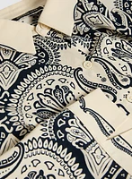 Paisley Placement Print Blouse