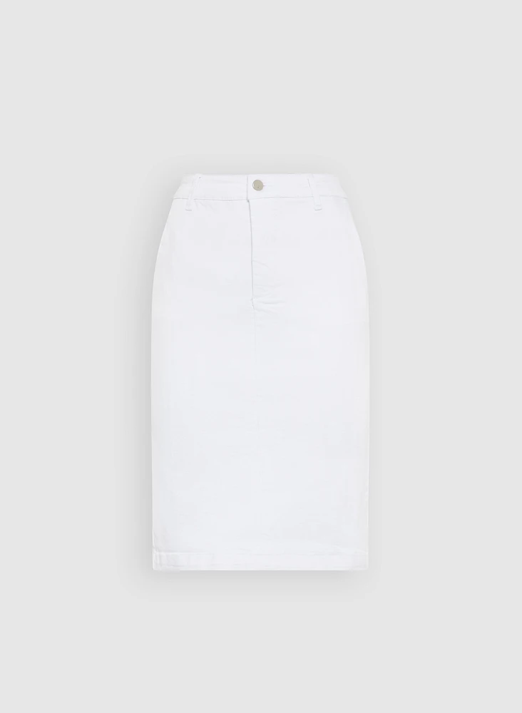 Jupe crayon en denim