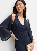 Long Sleeve Chiffon Bolero