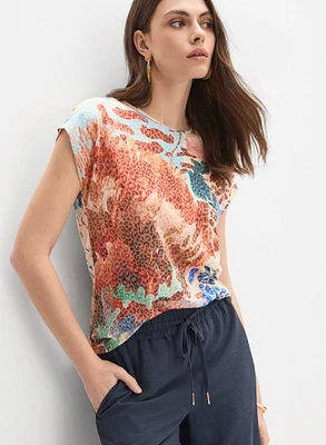 Leopard & Floral T-Shirt