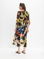 Printed Chiffon Maxi Top