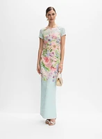 Adrianna Papell - Floral Placement Print Dress