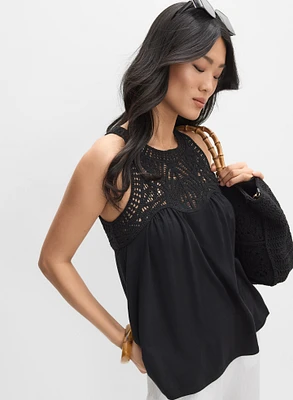 Crochet Detail Top