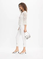 Lace Insert Capris