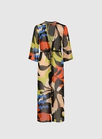 Printed Chiffon Maxi Top