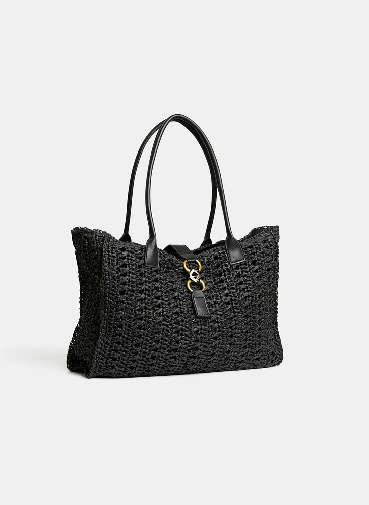 Sac à main en paille