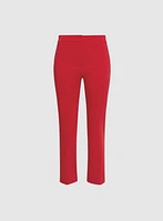 Cropped Slim-Leg Pants