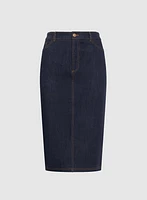 Jupe crayon en denim